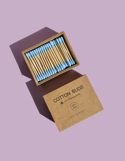 Combo Cepillo de pelo + copitos de bambú